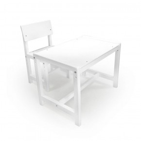 Детский растущий комплект стол и стул Я САМ "Лофт" (Белый, Белый) в Карталах - kartaly.mebel-74.com | фото