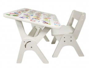 Детский растущий стол-парта и стул Я САМ "Умка" (Алфавит) в Карталах - kartaly.mebel-74.com | фото