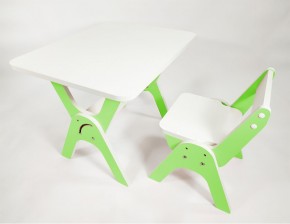 Детский растущий стол-парта и стул Я САМ "Умка" (Зеленый) в Карталах - kartaly.mebel-74.com | фото