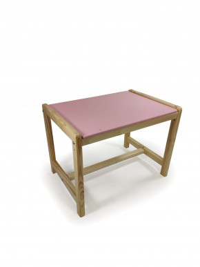 Детский растущий стол Я САМ "Лофт" (Розовый, Сосна) в Карталах - kartaly.mebel-74.com | фото