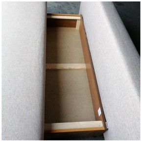 Диван-кровать Комфорт без подлокотников BALTIC AZURE (4 подушки) в Карталах - kartaly.mebel-74.com | фото