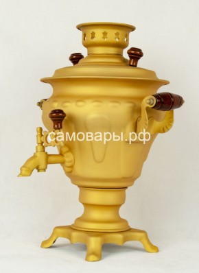 Электрический самовар "Русское золото" матовая груша на 2 литра (Ограниченная серия) в Карталах - kartaly.mebel-74.com | фото