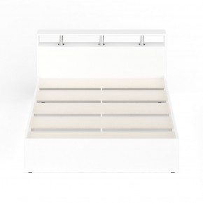 Камелия Кровать 1600, цвет белый, ШхГхВ 163,5х217х78,2 см., сп.м. 1600х2000 мм., без матраса, основание есть в Карталах - kartaly.mebel-74.com | фото
