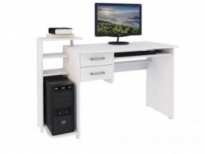 Компьютерный стол №12 (Анкор белый) в Карталах - kartaly.mebel-74.com | фото