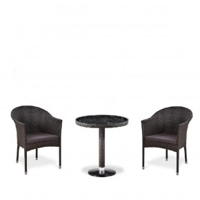Комплект плетеной мебели T601/Y350A-W53 Brown (2+1) в Карталах - kartaly.mebel-74.com | фото