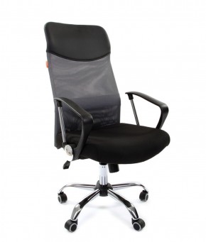 Кресло для руководителя CHAIRMAN 610 N(15-21 черный/сетка серый) в Карталах - kartaly.mebel-74.com | фото