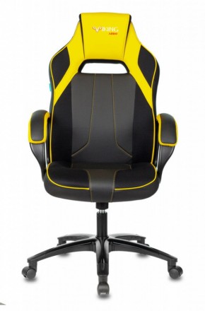 Кресло игровое Бюрократ VIKING 2 AERO YELLOW черный/желтый в Карталах - kartaly.mebel-74.com | фото
