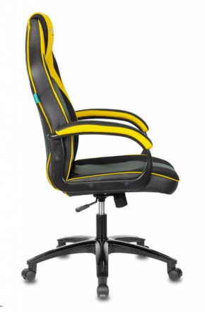 Кресло игровое Бюрократ VIKING 2 AERO YELLOW черный/желтый в Карталах - kartaly.mebel-74.com | фото