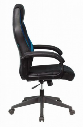 Кресло игровое Бюрократ VIKING 3 AERO BLUE черный/синий в Карталах - kartaly.mebel-74.com | фото