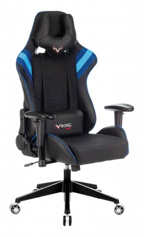 Кресло игровое Бюрократ VIKING 4 AERO BLUE черный/синий в Карталах - kartaly.mebel-74.com | фото