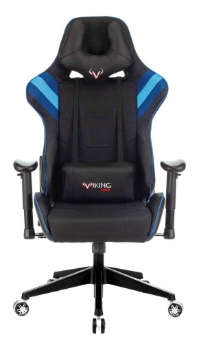 Кресло игровое Бюрократ VIKING 4 AERO BLUE черный/синий в Карталах - kartaly.mebel-74.com | фото