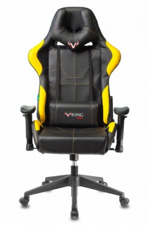 Кресло игровое Бюрократ VIKING 5 AERO YELLOW черный/желтый в Карталах - kartaly.mebel-74.com | фото