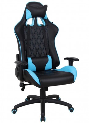 Кресло компьютерное BRABIX "GT Master GM-110" (черное/голубое) 531928 в Карталах - kartaly.mebel-74.com | фото