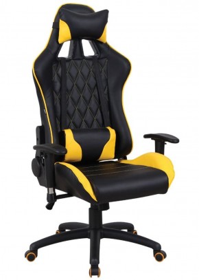 Кресло компьютерное BRABIX "GT Master GM-110" (черное/желтое) 531927 в Карталах - kartaly.mebel-74.com | фото