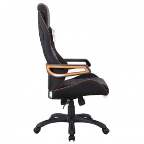 Кресло компьютерное BRABIX Techno Pro GM-003 (ткань черное/серое, вставки оранжевые) 531813 в Карталах - kartaly.mebel-74.com | фото