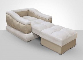 Кресло-кровать + Пуф Голливуд (ткань до 300) НПБ в Карталах - kartaly.mebel-74.com | фото