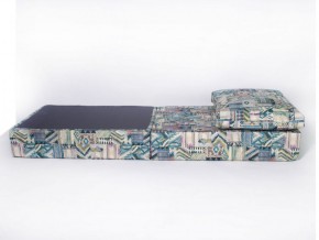 Кресло-кровать-пуф бескаркасное Окта (Велюр принт 2) в Карталах - kartaly.mebel-74.com | фото