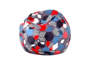 Кресло-мешок Мяч M (Geometry Slate) в Карталах - kartaly.mebel-74.com | фото