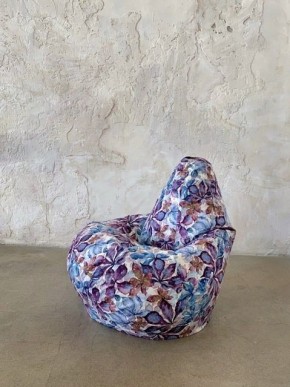 Кресло-мешок Цветы L в Карталах - kartaly.mebel-74.com | фото