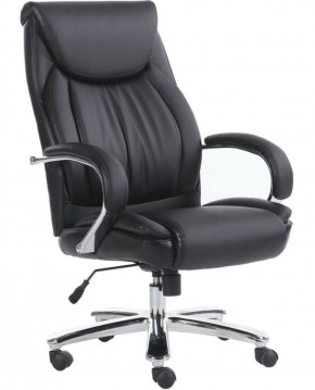 Кресло офисное BRABIX PREMIUM "Advance EX-575" (хром, экокожа, черное) 531825 в Карталах - kartaly.mebel-74.com | фото
