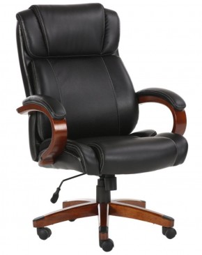 Кресло офисное BRABIX PREMIUM "Magnum EX-701" (дерево, рециклированная кожа, черное) 531827 в Карталах - kartaly.mebel-74.com | фото