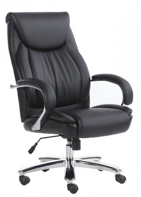 Кресло офисное BRABIX "Advance EX-575" (хром/экокожа/черное) 531825 в Карталах - kartaly.mebel-74.com | фото