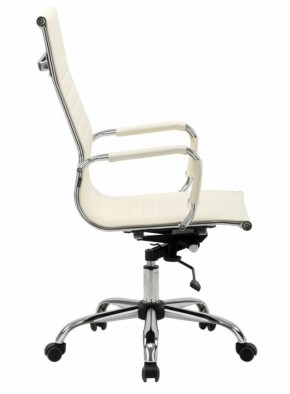 Кресло офисное BRABIX "Energy EX-509" (экокожа, хром, бежевое) 531166 в Карталах - kartaly.mebel-74.com | фото