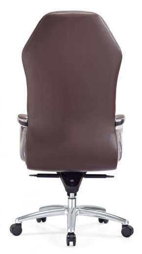 Кресло руководителя Бюрократ _AURA/BROWN коричневый в Карталах - kartaly.mebel-74.com | фото