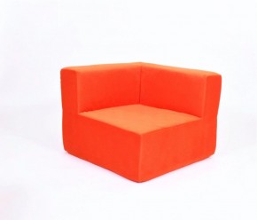 Кресло-угловое-модуль бескаркасное Тетрис 30 (Оранжевый) в Карталах - kartaly.mebel-74.com | фото