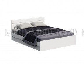 НЭНСИ NEW Кровать 1,4 м (Белый глянец холодный/Белый) в Карталах - kartaly.mebel-74.com | фото