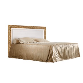 Кровать 2-х спальная (1,4 м)Тиффани штрих-лак/золото с подъемным механизмом (ТФКР140-2[7]) в Карталах - kartaly.mebel-74.com | фото