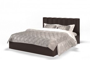Кровать Элен 1600 + основание с ПМ (Лесмо brown) коричневый в Карталах - kartaly.mebel-74.com | фото