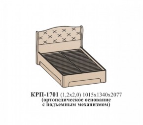 Кровать ЭЙМИ с подъемным механизмом КРП-1701 (1200х2000) Венге/патина серебро в Карталах - kartaly.mebel-74.com | фото