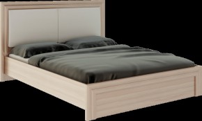 Кровать 1.6 Глэдис М31 с настилом и мягкой частью (ЯШС/Белый) в Карталах - kartaly.mebel-74.com | фото