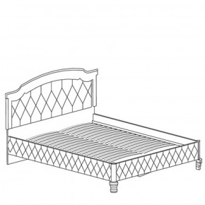 Кровать с обивкой №488 Марлен (1600) Кремовый белый в Карталах - kartaly.mebel-74.com | фото