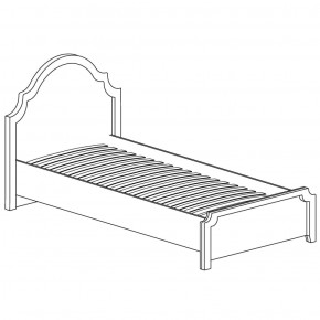 Кровать одинарная №414 Прованс в Карталах - kartaly.mebel-74.com | фото