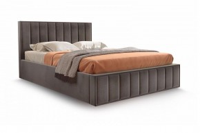 Кровать "Вена" 1600 СТАНДАРТ Вариант 3 Мора коричневый + бельевой ящик с кроватным основанием и подъемным механизмом в Карталах - kartaly.mebel-74.com | фото