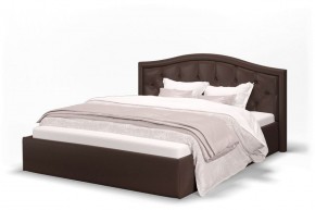Кровать Стелла 1200 + Основание (Лесмо brown) коричневый в Карталах - kartaly.mebel-74.com | фото