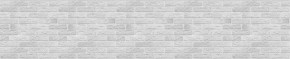 Кухонный фартук 610х3000х1,5 (композит) КМ Кирпич серый в Карталах - kartaly.mebel-74.com | фото