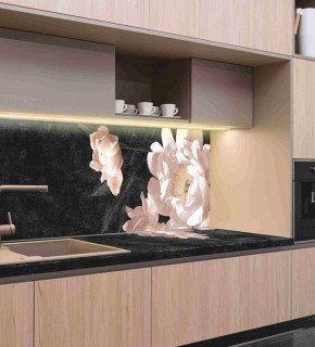 Кухонный фартук со столешницей (А-05) в едином стиле (3050 мм) в Карталах - kartaly.mebel-74.com | фото