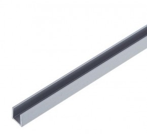 Планка для стеновой панели П-образная 4 мм (алюминий) в Карталах - kartaly.mebel-74.com | фото