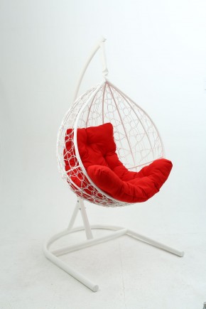 Подвесное кресло Бароло (белый/красный) в Карталах - kartaly.mebel-74.com | фото
