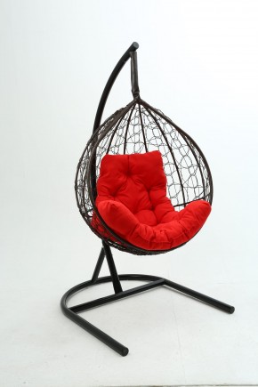 Подвесное кресло Бароло (коричневый/красный) в Карталах - kartaly.mebel-74.com | фото