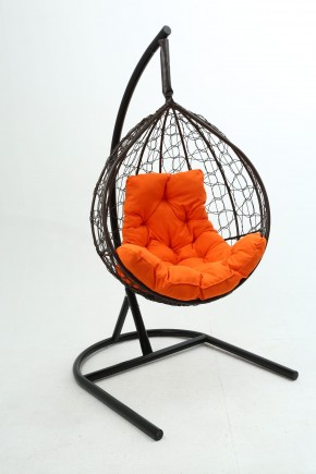 Подвесное кресло Бароло (коричневый/оранжевый) в Карталах - kartaly.mebel-74.com | фото