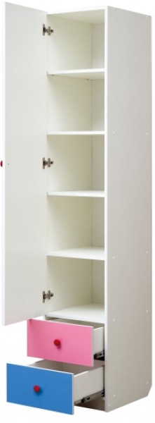 Шкаф 1-но дверный с ящиками и фотопечатью Совята 1.1 (400) в Карталах - kartaly.mebel-74.com | фото