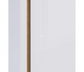 Шкаф 2х дверный с зеркалом Веста СБ-2259 (Дуб Бунратти/Белый глянец) в Карталах - kartaly.mebel-74.com | фото
