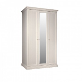 Шкаф 3-х дверный для платья и белья (1 зеркало) Амели штрих-лак (АМШ1/3) в Карталах - kartaly.mebel-74.com | фото
