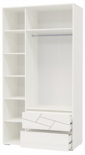 Шкаф 3-х дверный с ящиками АДЕЛИНА (4-4832рам.б) в Карталах - kartaly.mebel-74.com | фото
