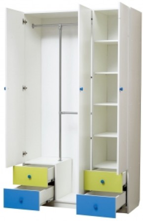 Шкаф 3-х дверный с ящиками и зеркалом Радуга (1200) в Карталах - kartaly.mebel-74.com | фото