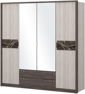 Шкаф 4-х дверный с зеркалом Шк69.2 МС Николь в Карталах - kartaly.mebel-74.com | фото